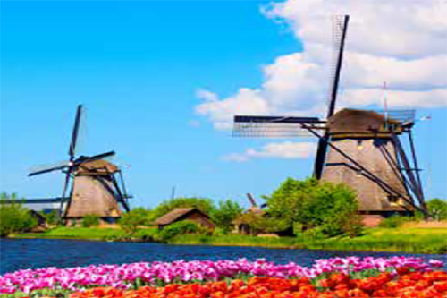 Holland Windmills, Waterways & Tulips